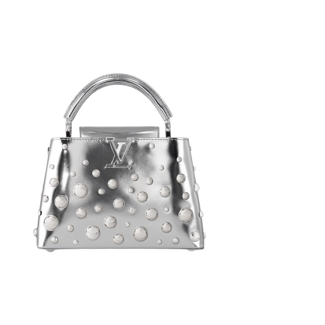루이비통 x 야요이 쿠사마 카퓌신 BB 실버(Louis Vuitton x YK Capucines BB Silver) - 1