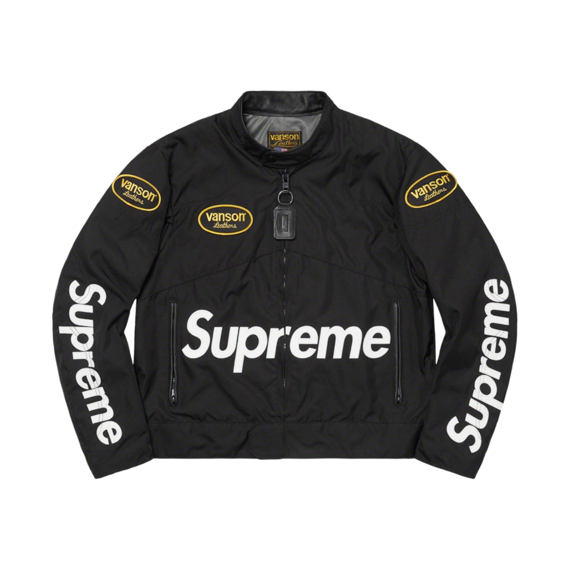 슈프림 x 밴슨 레더스 코듀라 자켓 블랙 - 21SS(Supreme x Vanson Leathers Cordura Jacket Black - 21SS)