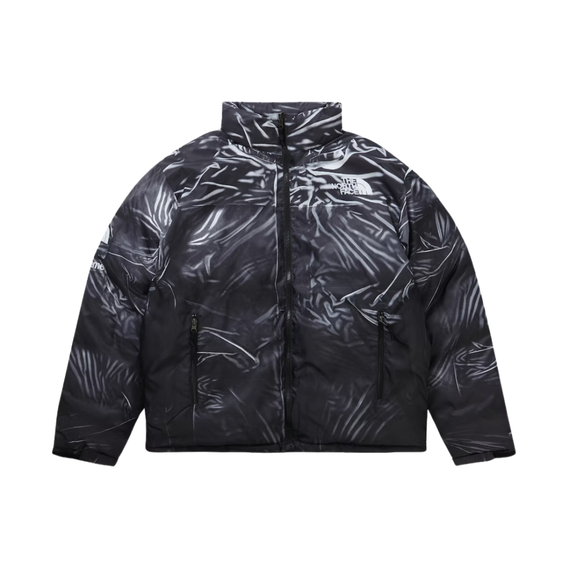 NF0A84NWKI2 Supreme x The North Face Trompe L’oeil Printed Nuptse Jacket Black - 23SS