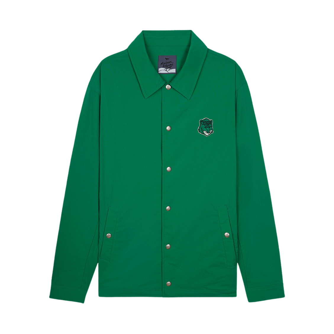 메종 키츠네 폭스 헤드 코치 자켓 다크 그린(Maison Kitsune Fox Head Coach Jacket Dark Green) - 1