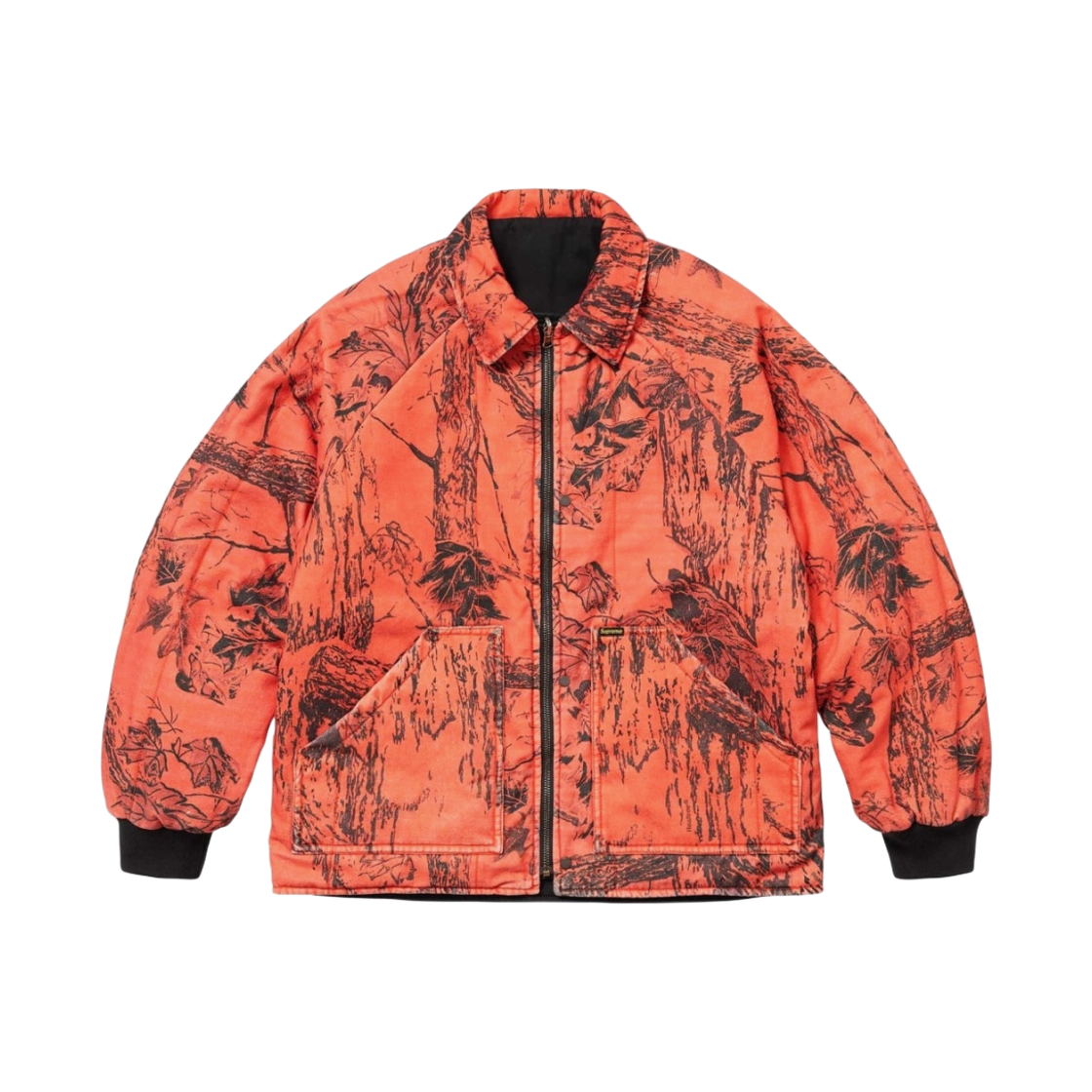 슈프림 리얼트리 리버시블 퀼티드 워크 자켓 블랙 - 24SS(Supreme Realtree Reversible Quilted Work Jacket Black - 24SS) - 2