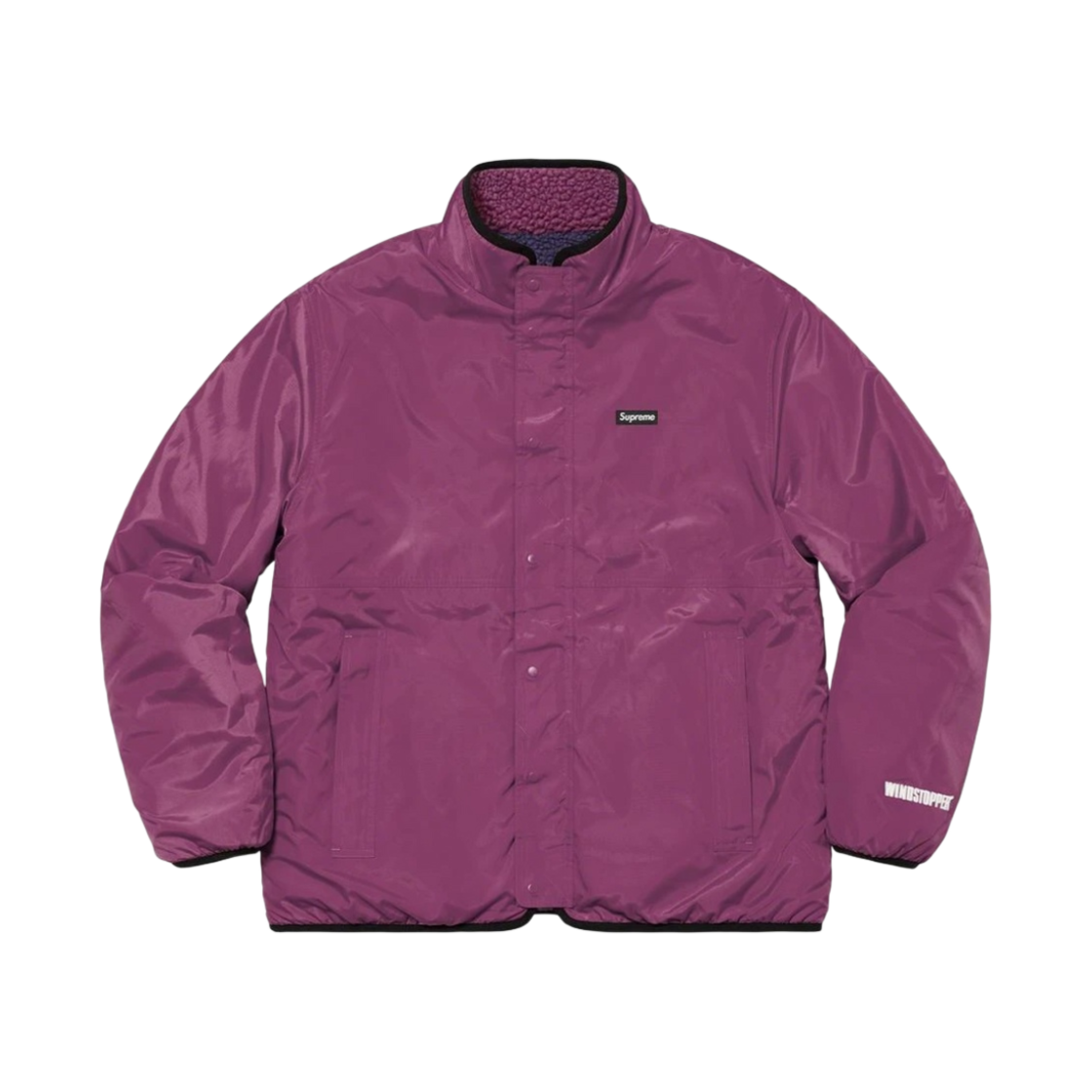 슈프림 리버시블 컬러블록 플리스 자켓 퍼플 - 20FW(Supreme Reversible Colorblocked Fleece Jacket Purple - 20FW) - 2