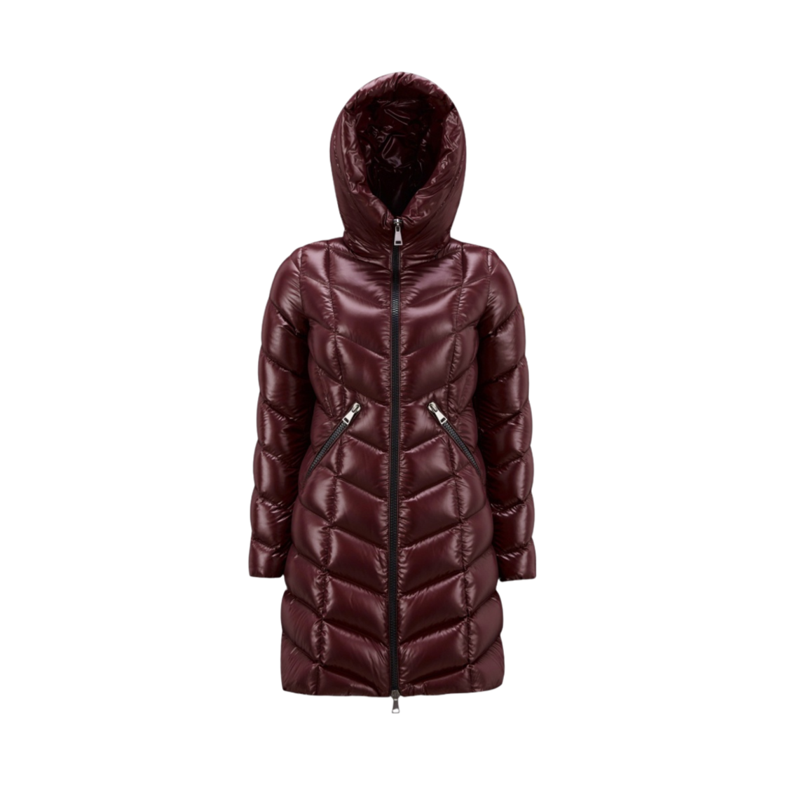 (W) 몽클레르 마러스 롱 다운 자켓 버건디 레드 - 22FW((W) Moncler Marus Long Down Jacket Burgundy Red - 22FW) - 1