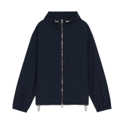Maison Kitsune Tonal Fox Patch Technical Windbreaker Dark Navy