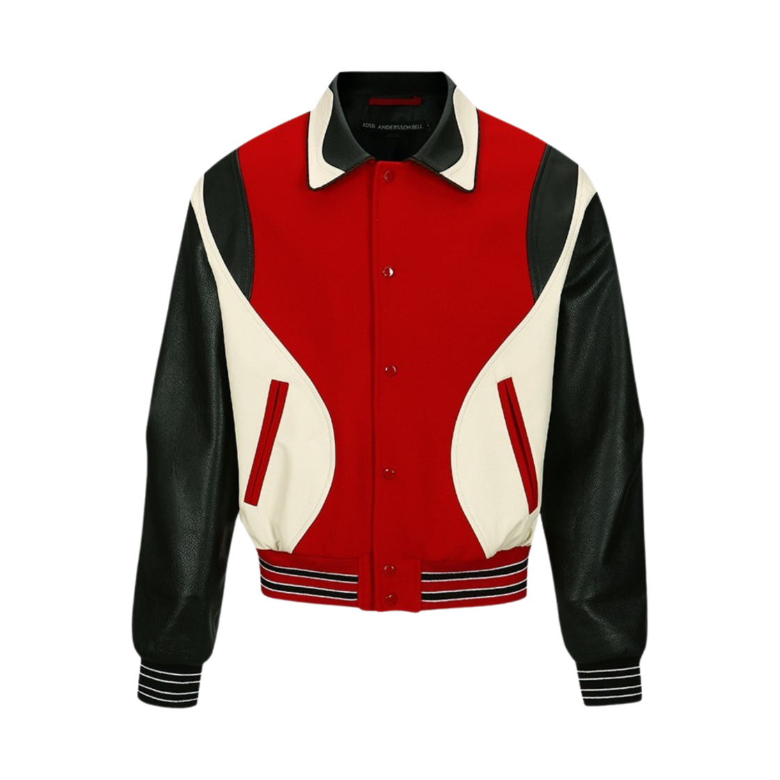 [KREAM 단독] ADSB 앤더슨벨 로빈 바시티 자켓 레드([KREAM 단독] ADSB Andersson Bell Robyn Varsity Jacket Red)