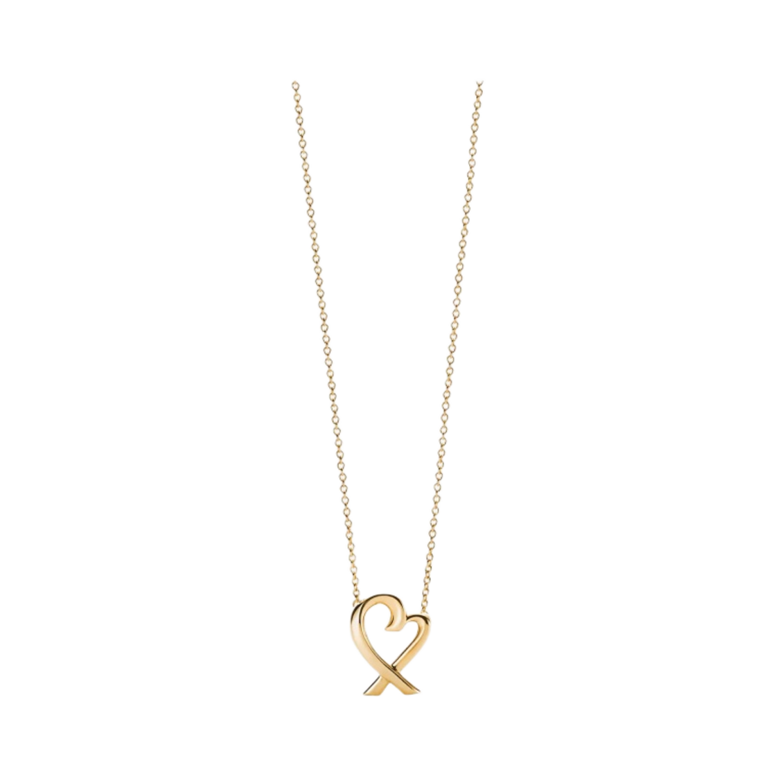 60021542 Tiffany & Co. Paloma Picasso Loving Heart Small Pendant Gold