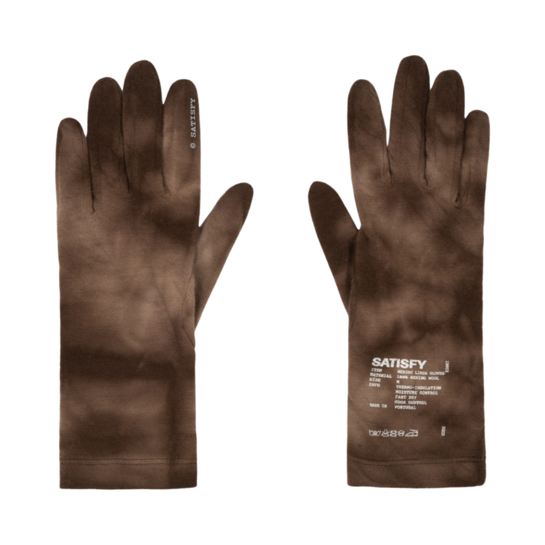 새티스파이 클라우드메리노 라이너 글러브 바틱 파인(Satisfy Cloudmerino Liner Gloves Batik Pine) - 1