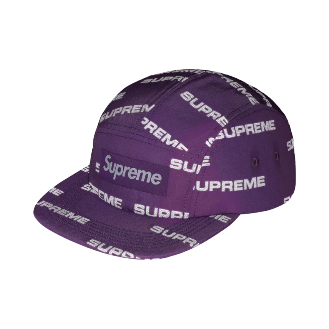 슈프림 리플렉티브 자카드 캠프캡 퍼플 - 24FW(Supreme Reflective Jacquard Camp Cap Purple - 24FW) - 2