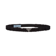 (W) Prada Re-Nylon Headband Black