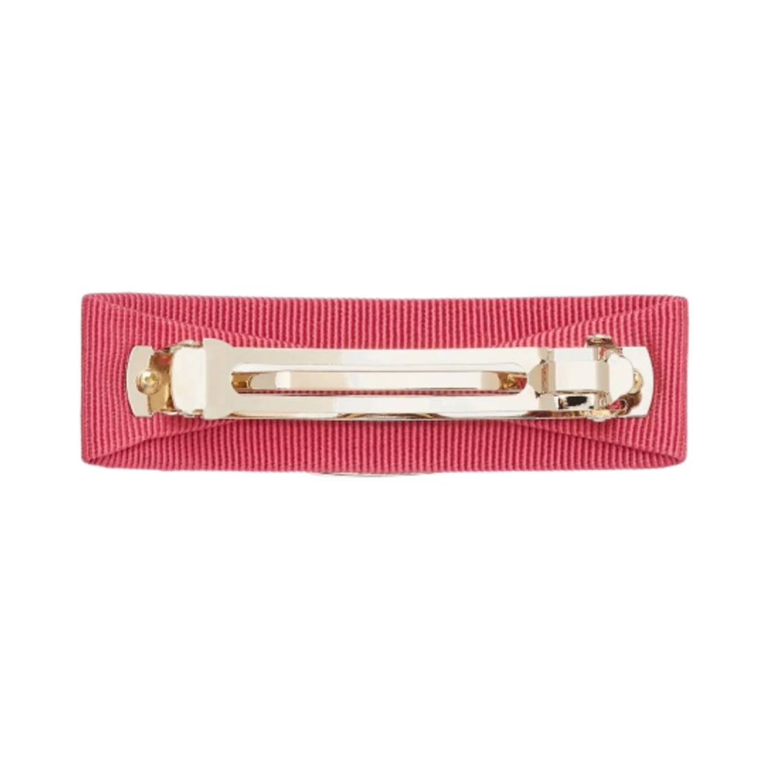 (W) 페라가모 바라 헤어 클립 판단고 핑크((W) Ferragamo Vara Hair Clip Fandango Pink) - 2