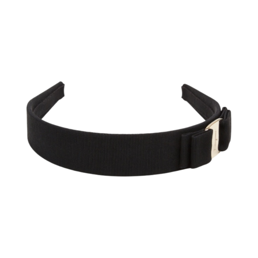 344311-572738 (W) Ferragamo Vara Bow Hairband Black