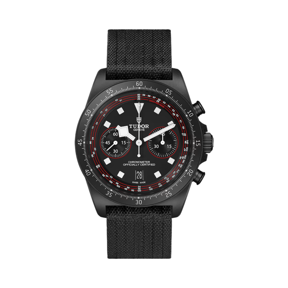 M25827KN-0001 Tudor Pelagos FXD Chrono MT5813 43mm Fabric Strap Black