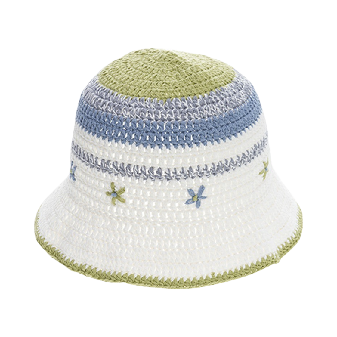 올인컴플리트 데이지 가든 크로쉐햇 화이트