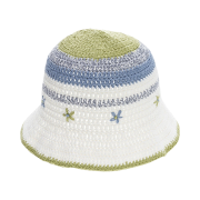 Allincomplete Daisy Garden Crochet Hat White