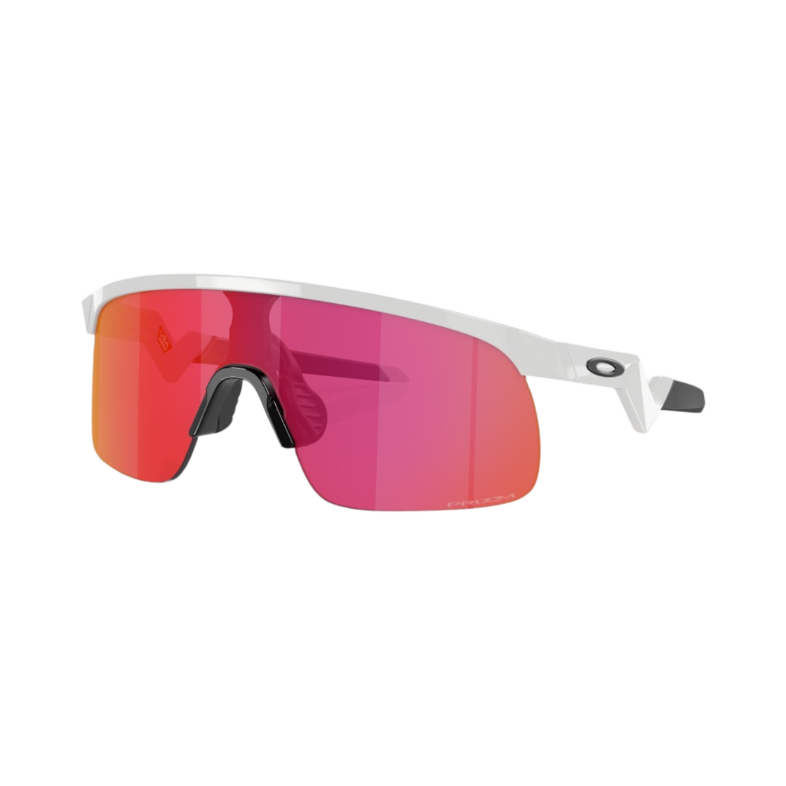 (유스) 오클리 레지스터 폴리쉬드 화이트 프레임 프리즘 필드 렌즈 하이 브릿지 핏((Youth) Oakley Resistor Polished White Frame Prizm Field Lenses High Bridge Fit) - 1