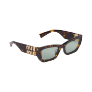 Miu Miu Miu Glimpse Sunglasses Green Color Lens