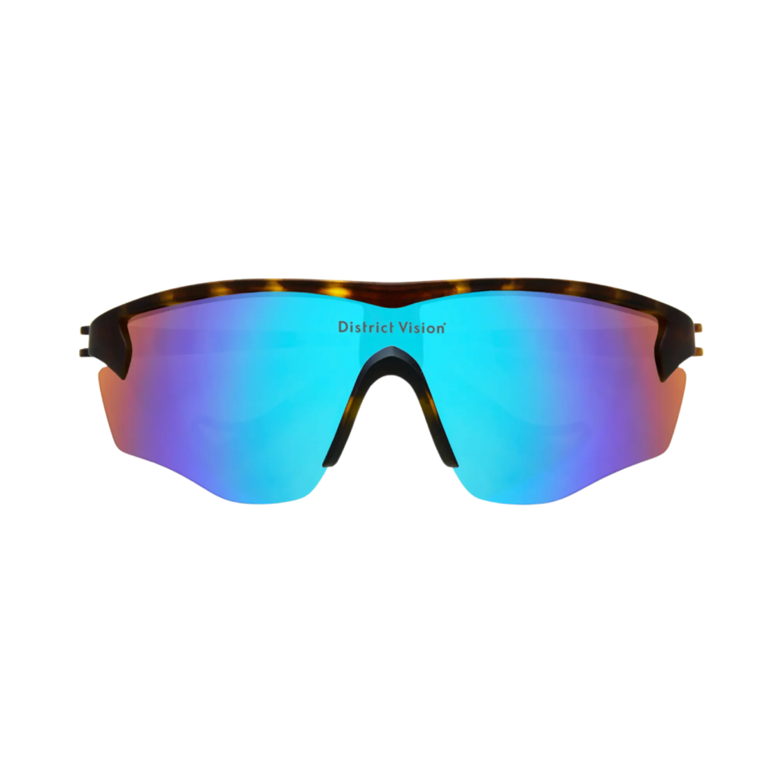 DVG003-TRT-BLU District Vision Junya Racer Tortoise D+ Blue Mirror
