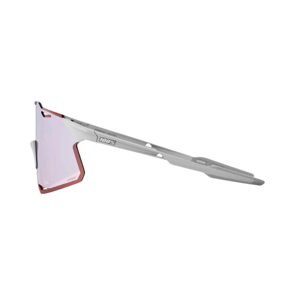 100퍼센트 하이퍼크래프트 매트 스톤 그레이 하이퍼 크림슨 실버 미러 렌즈(100% Hypercraft Matte Stone Grey Hiper Crimson Silver Mirror Lens) - 3