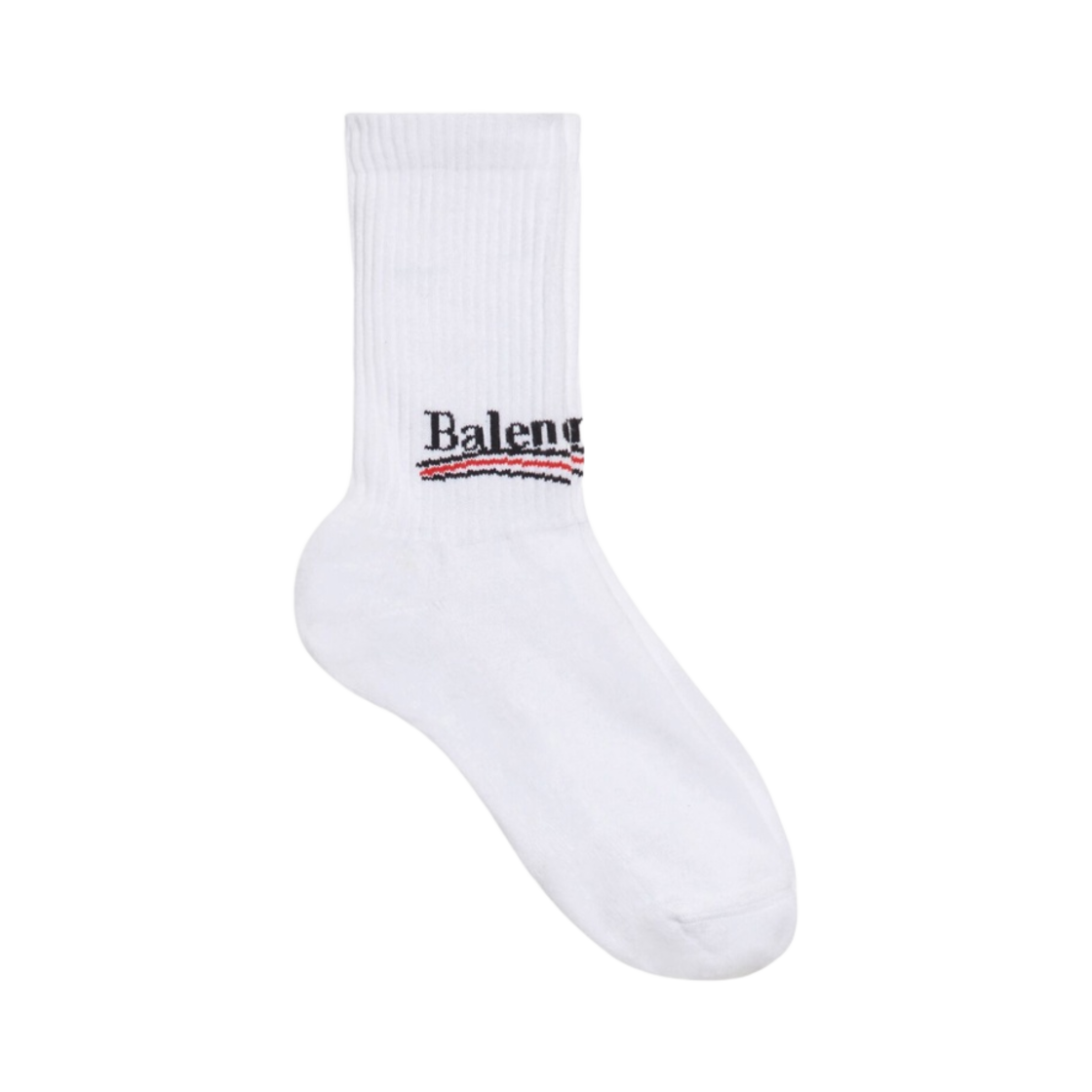 500812372B49000 (W) Balenciaga Political Campaign Socks White - 대표 이미지 #1