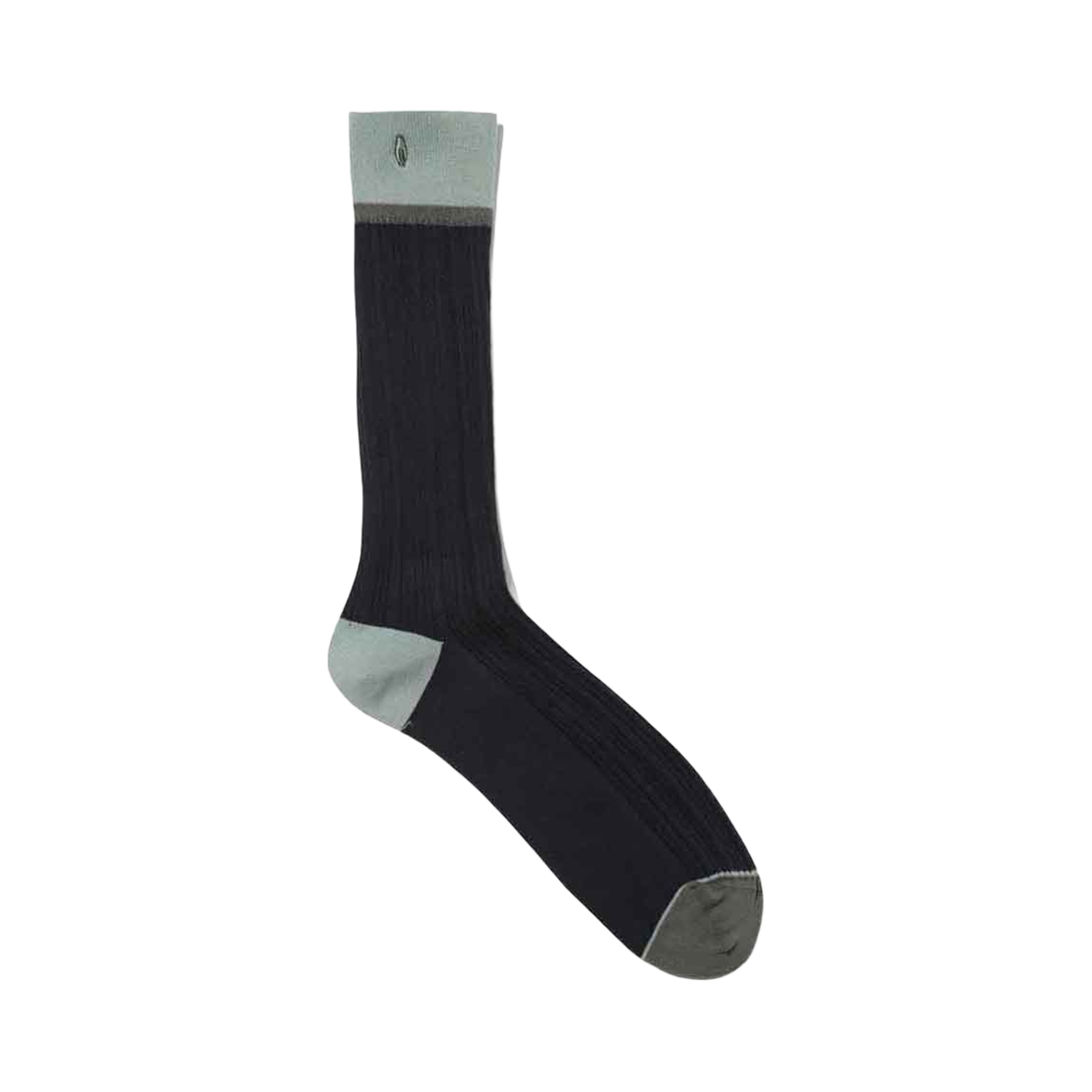 CALAX25112NYX Customellow Embroidery Socks Navy