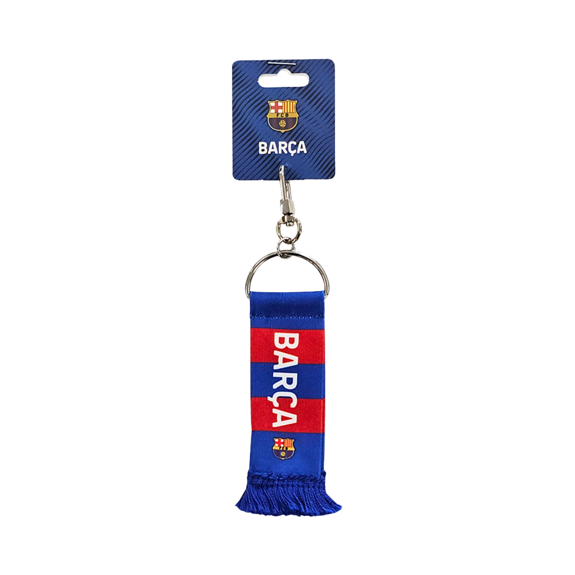 FC 바르셀로나 클래식 라인 머플러 키링 B 타입(FC Barcelona Classic Line Scarf Key Chain B Type)