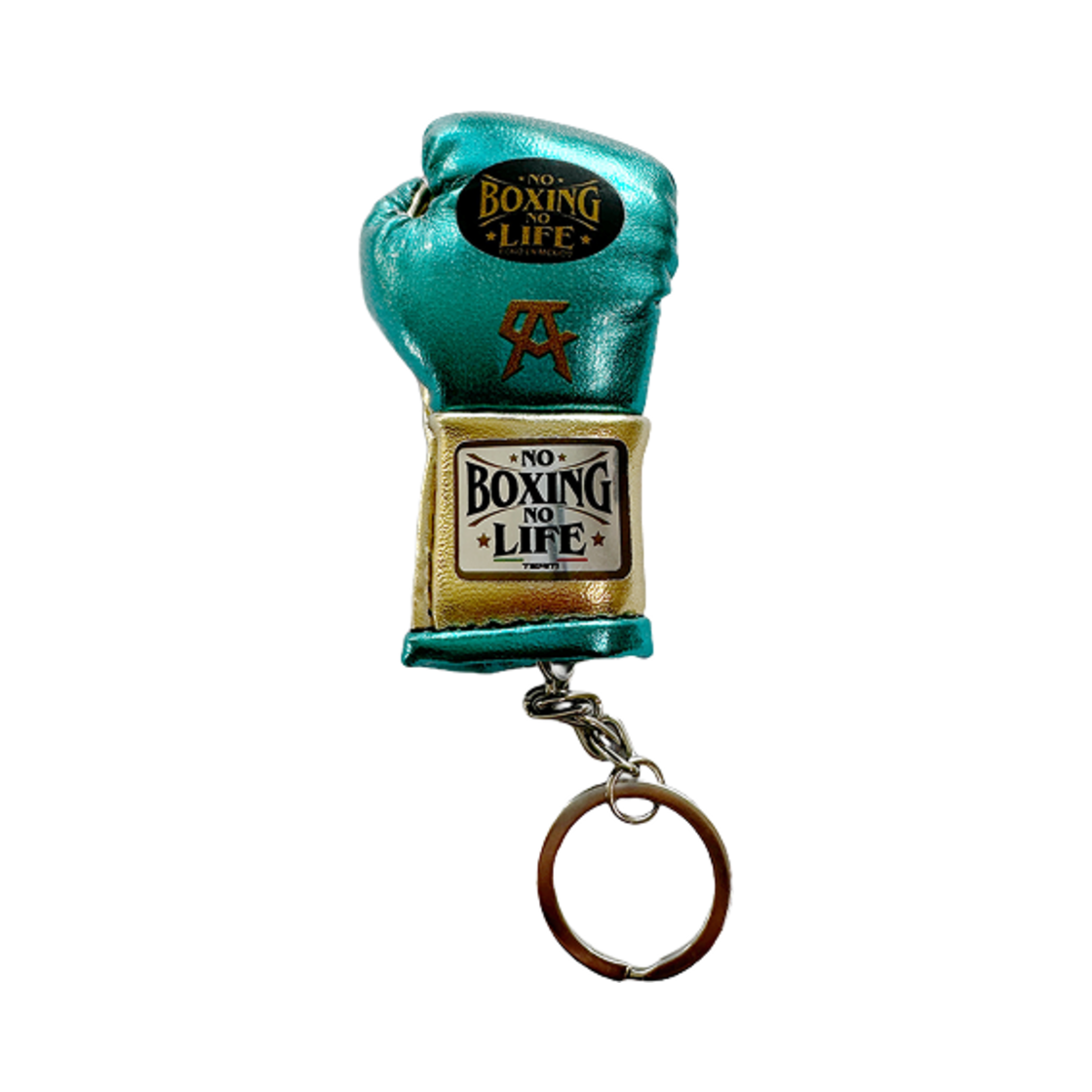 노복싱노라이프 미니어처 글러브 키링 아쿠아 블루(No Boxing No Life Miniature Gloves Key Ring Aqua Blue)