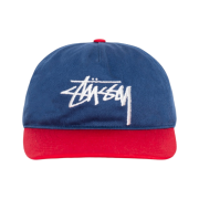 Stussy Mid-Depth Big Stock Snapback Navy