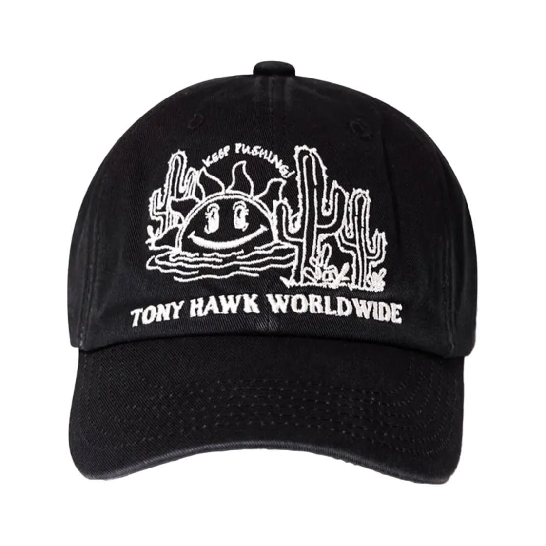 토니호크 멜팅 썬 그래픽 캡 블랙(TONYHAWK Melting Sun Graphic Cap Black)