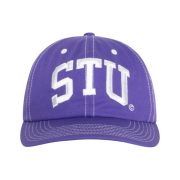 Stussy Stu Arch Strapback Cap Purple