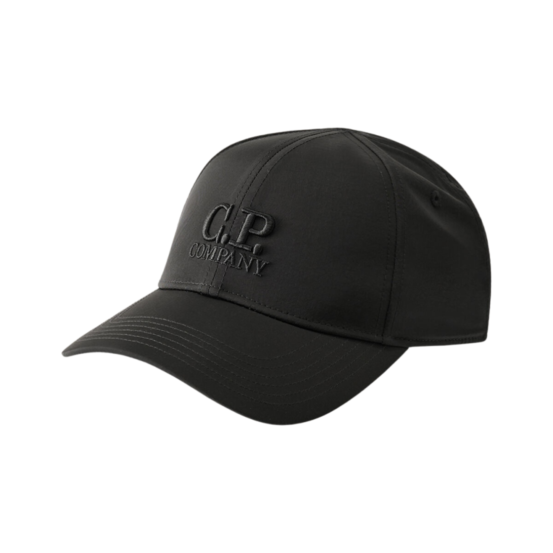 C.P. 컴퍼니 크롬-R 로고 캡 블랙 - 24SS(C.P. Company Chrome-R Logo Cap Black - 24SS)