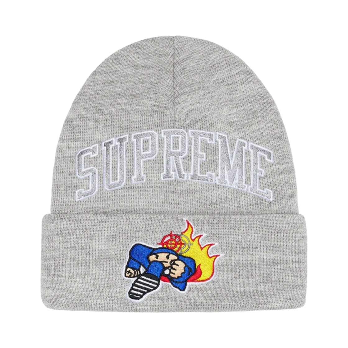 슈프림 덕 다운 뮤직 비니 헤더 그레이 - 22FW(Supreme Duck Down Music Beanie Heather Grey - 22FW) - 1