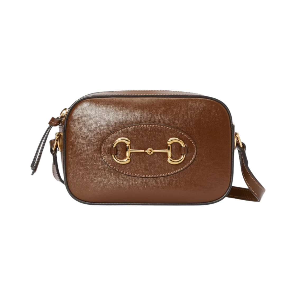 760196-1AAQD-2361 Gucci Horsebit 1955 Small Shoulder Bag Brown