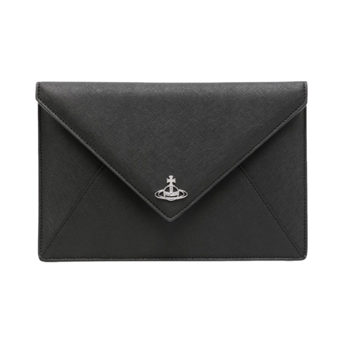 비비안 웨스트우드 사피아노 바이오그린 엔벨로프 클러치백 블랙