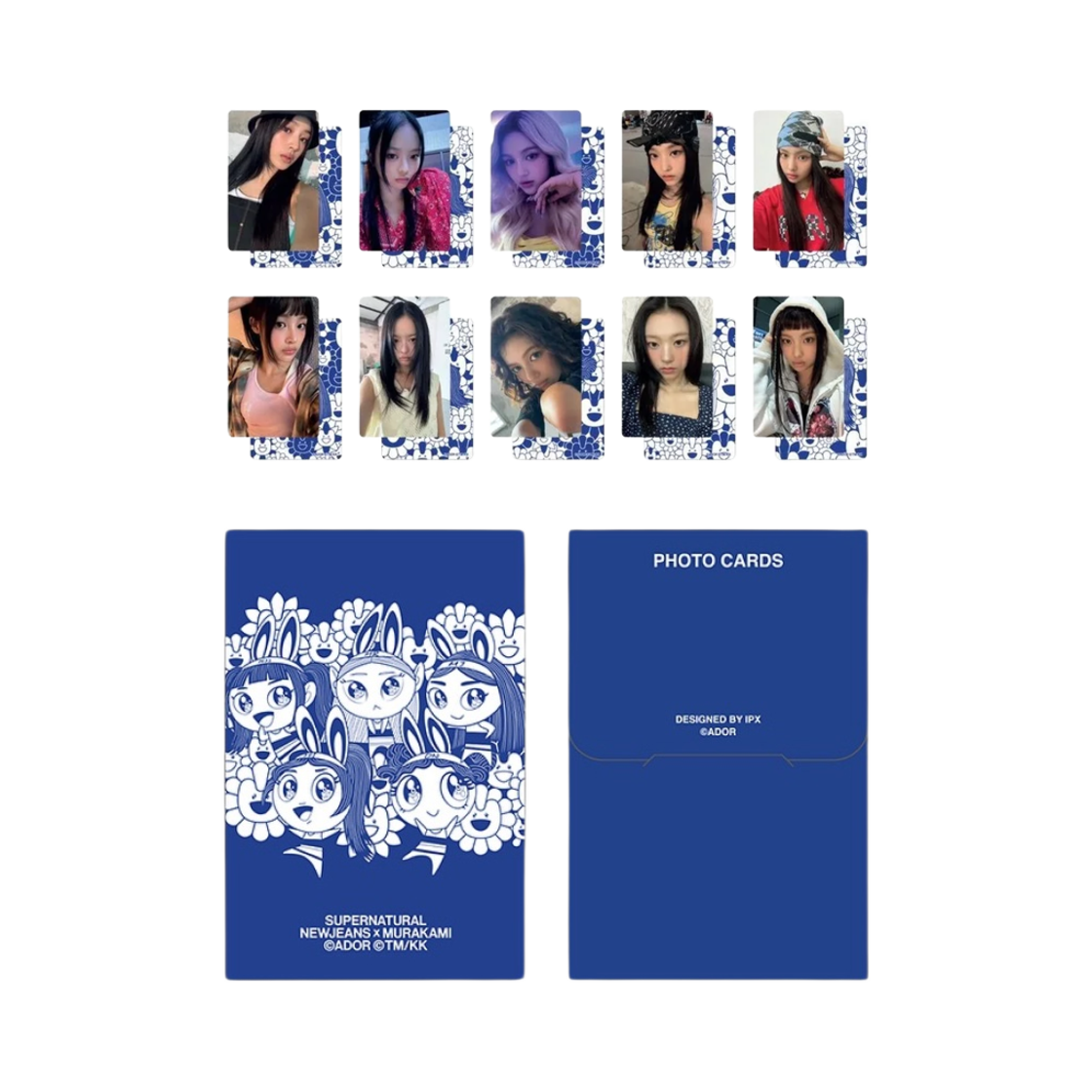 뉴진스 x 무라카미 NJ 슈퍼내츄럴 포토카드 세트 (버전 2)(NewJeans x Murakammi NJ Supernatural Photocard Set (Ver. 2))