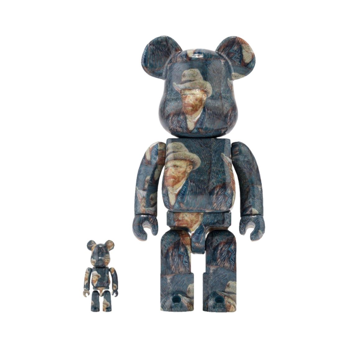 베어브릭 x 빈센트 반 고흐 뮤지엄 자화상 100% & 400% 세트(Bearbrick x Vincent Van Gogh Museum Self Portrait 100% & 400% Set)
