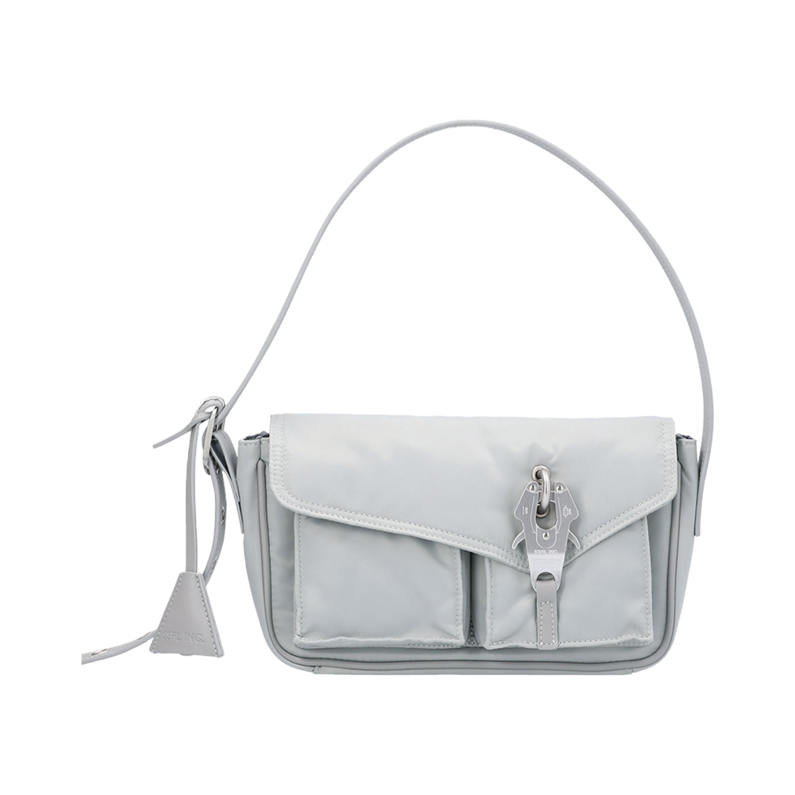 SB45ACR020111 SSRL Raven Oblique Mini Bag Silver