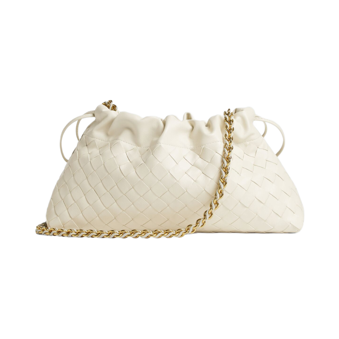 839394V3IV09195 Bottega Veneta Dustbag Notte Sea Salt