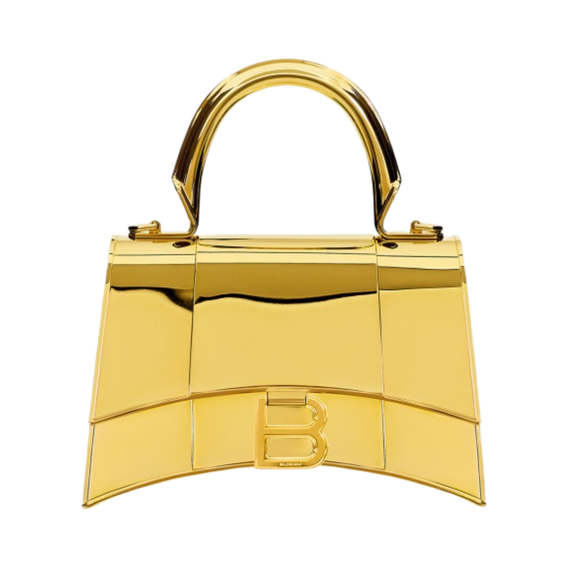 발렌시아가 아워글래스 메탈 XS 핸드백 골드(Balenciaga Hourglass Metal XS Handbag Gold) - 1