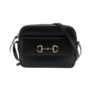Gucci Horsebit 1955 Small Shoulder Bag Black