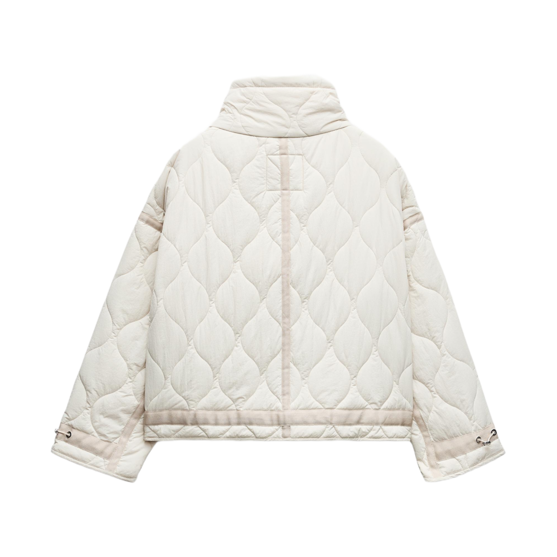 (W) 자라 워터 리펠런트 패디드 자켓 ZW 컬렉션 에크루((W) Zara Water-Repellent Padded Jacket ZW Collection Ecru) - 2