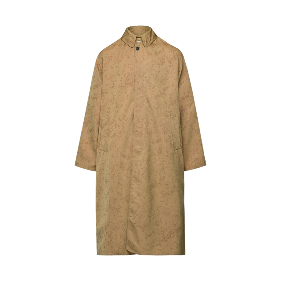 S51AH0192S76642001S (W) Maison Margiela Cotton Faille Trench Coat Camel