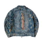 Kapital Boro Zip Up Indigo