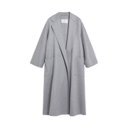 (W) Max Mara Ludmilla Icon Coat Light Grey