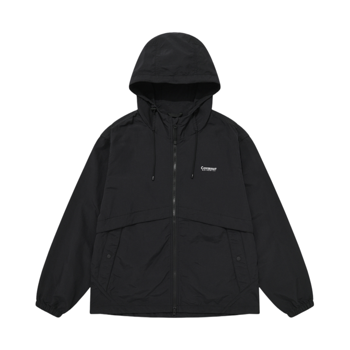 커버낫 윈드브레이커 점퍼 블랙(Covernat Windbreaker Jumper Black) - 1
