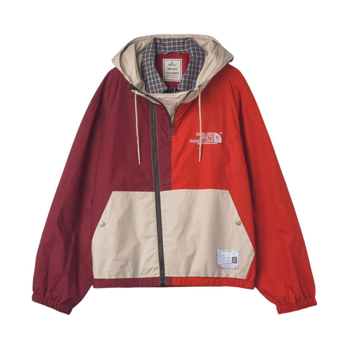 A10BL054-RED Maison Mihara Yasuhiro Sublime Meets Ridiculous Jacket Red