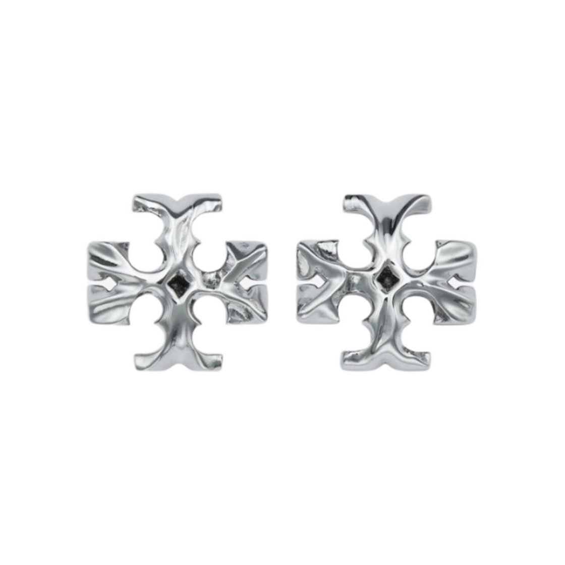 (W) 토리버치 록산느 스터드 이어링 토리 실버((W) Tory Burch Roxanne Stud Earring Tory Silver) - 1
