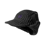 Needles Merino Wool Bird Shooting Cap Black
