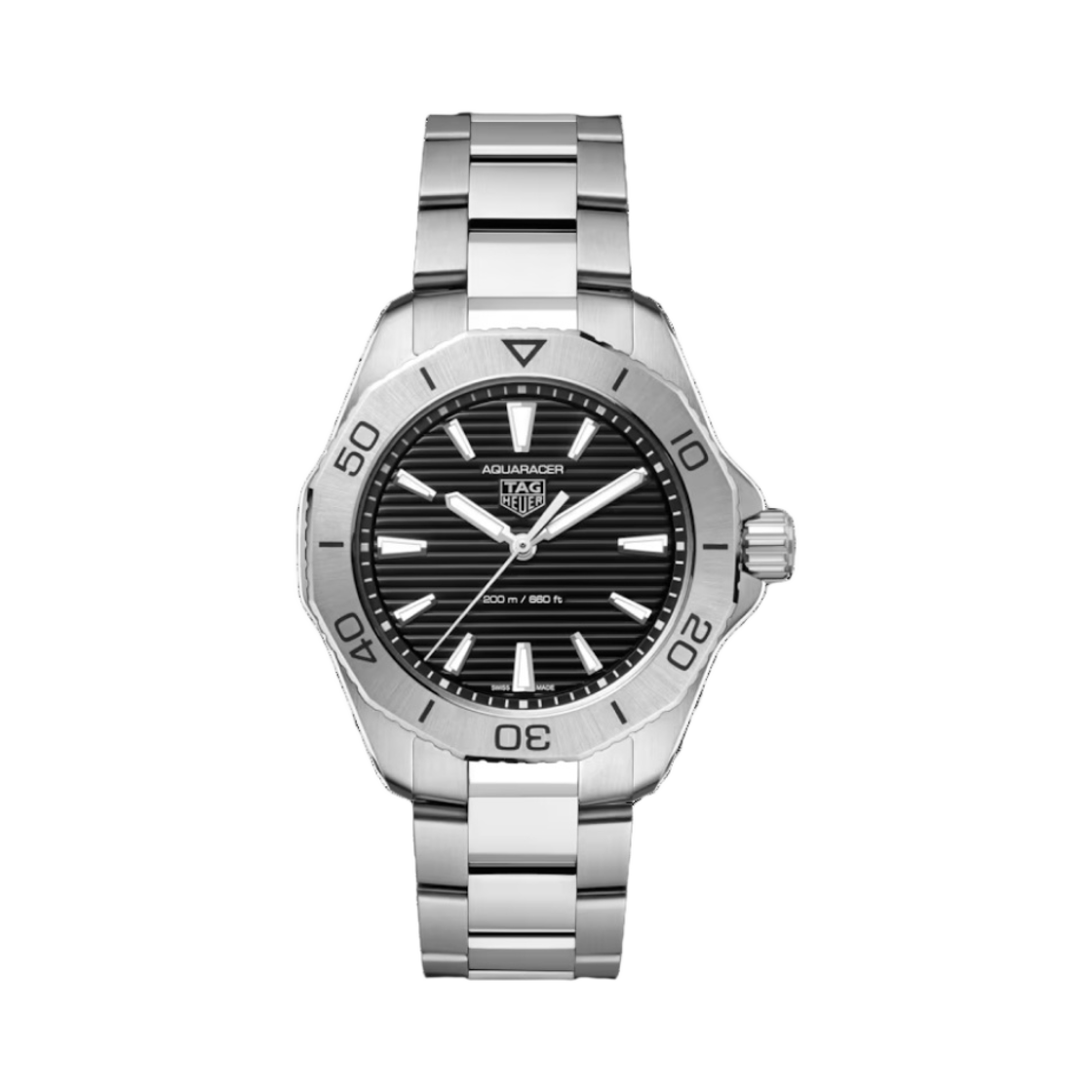 태그 호이어 아쿠아레이서 프로페셔널 200 쿼츠 스틸 블랙(TAG Heuer Aquaracer Professional 200 Quartz Steel Black)