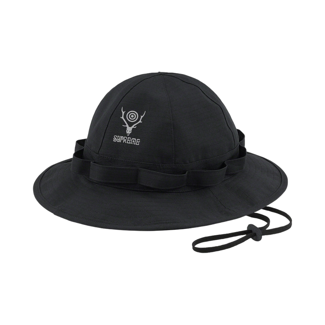 슈프림 x 사우스2 웨스트8 정글햇 블랙 - 21SS(Supreme x South2 West8 Jungle Hat Black - 21SS)