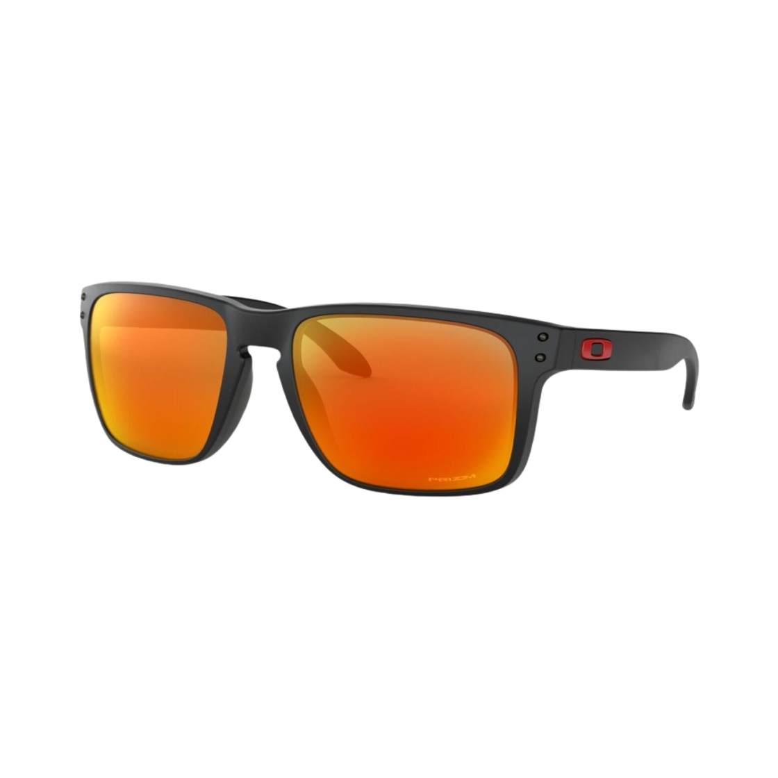 오클리 홀브룩 XL 매트 블랙 프레임 프리즘 루비 렌즈 하이 브릿지 핏(Oakley Holbrook XL Matte Black Frame Prizm Ruby Lenses High Bridge Fit)